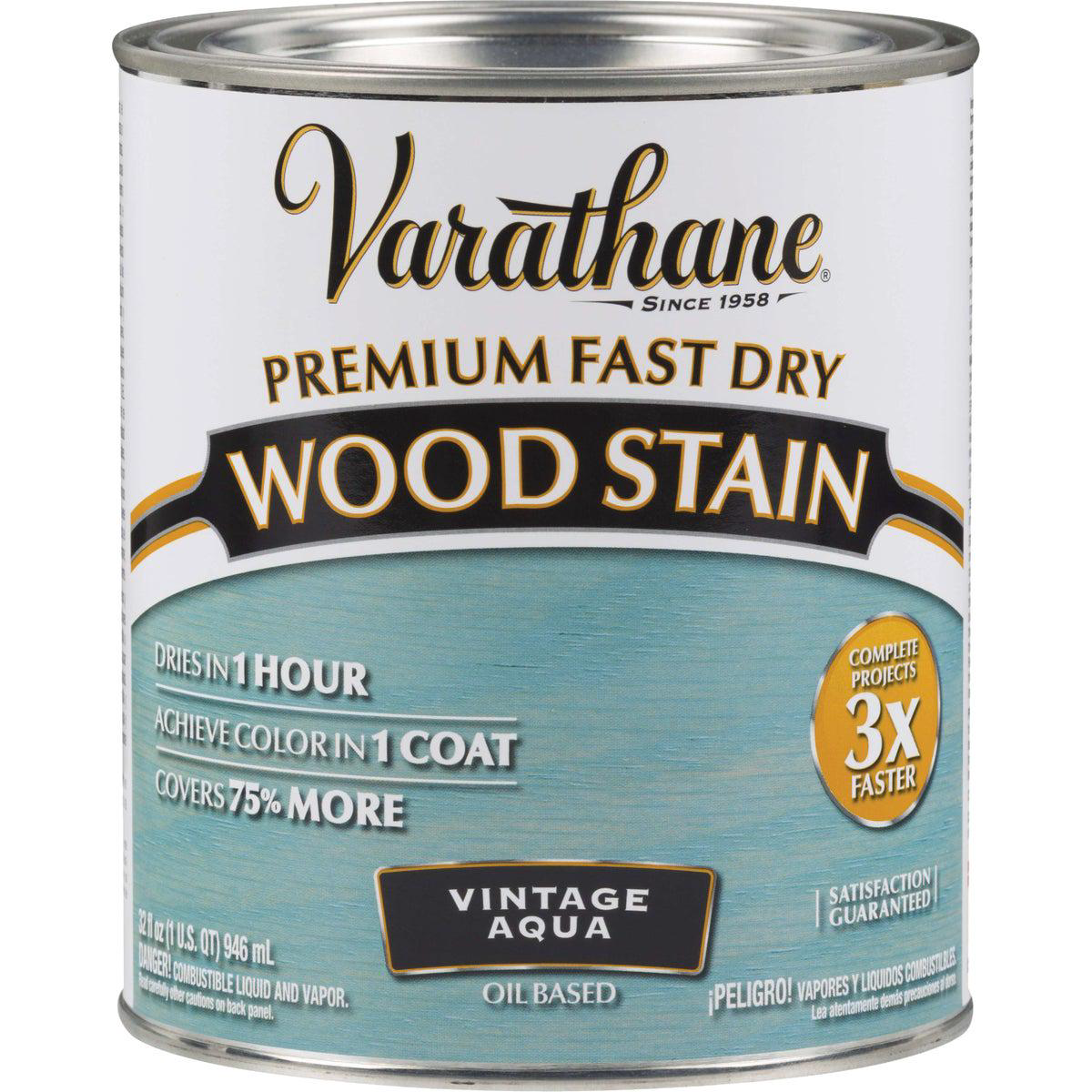 Varathane Fast Dry Vintage Aqua Urethane Modified Alkyd Interior Wood Stain 1 Qt