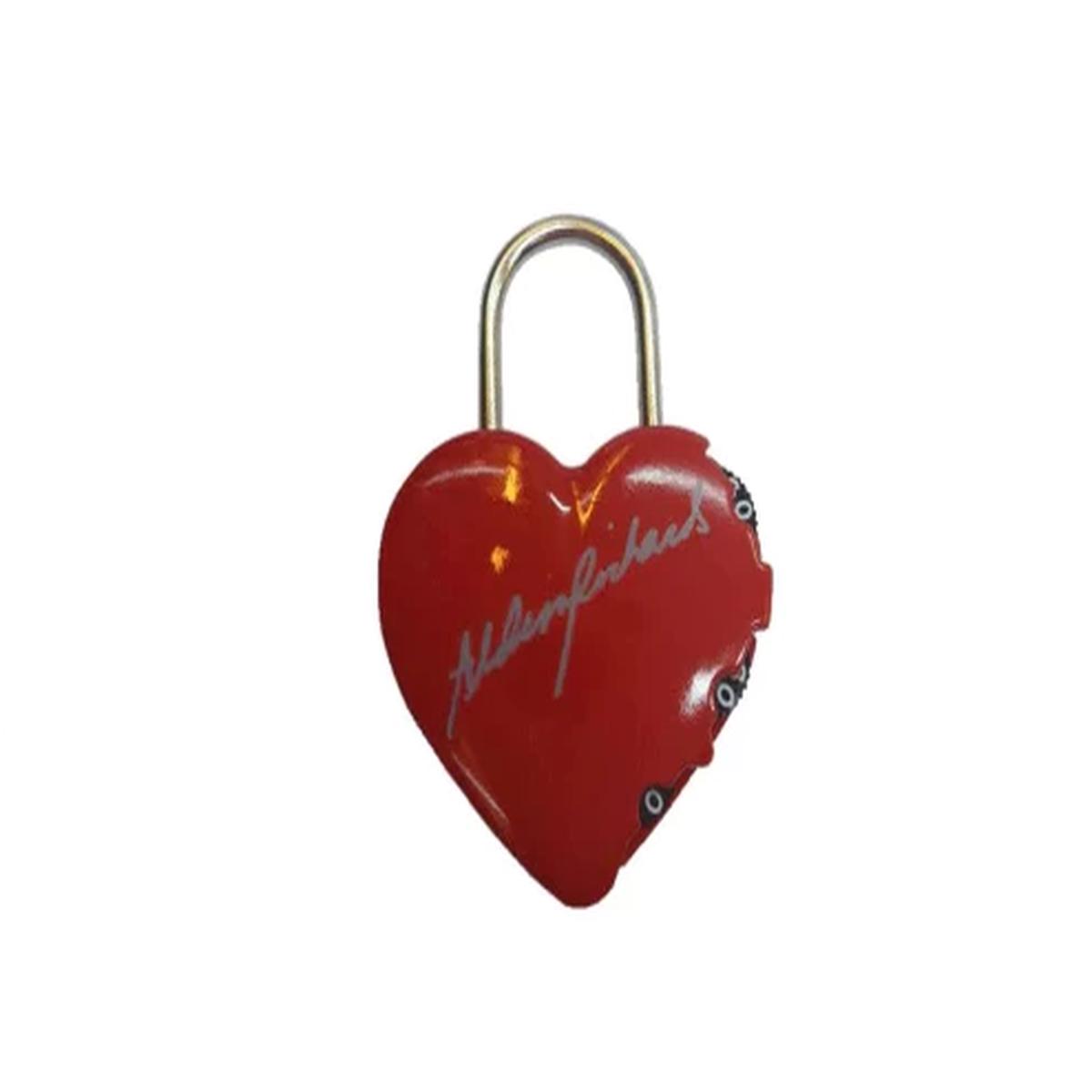 Yale Padlock Combination Heart Red YLHYHEARTREDS