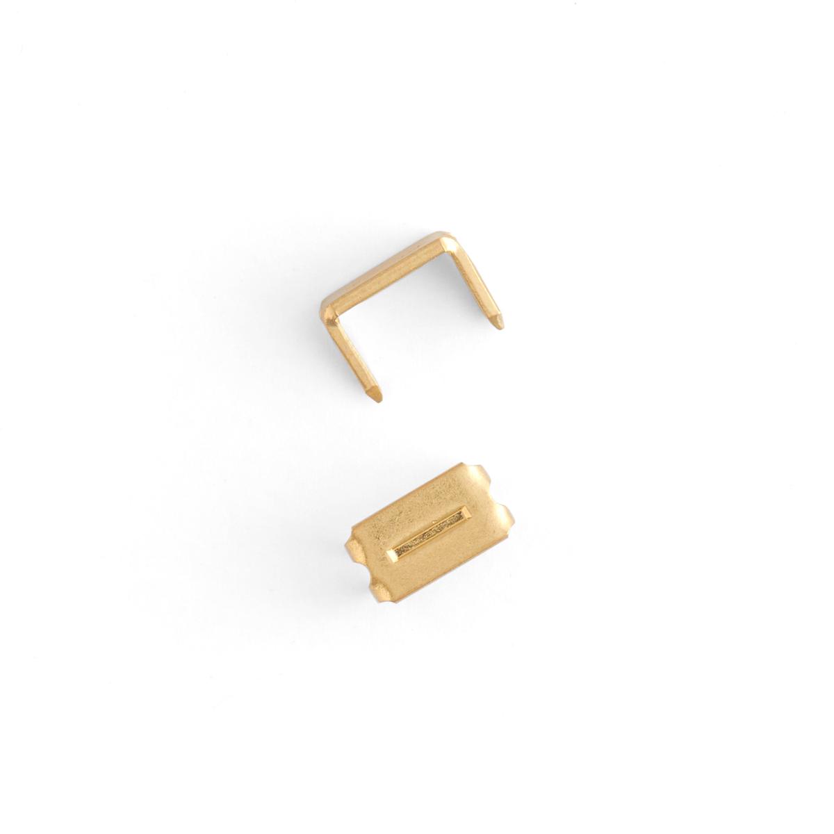YKK #10 Zipper Bottom Stops 10 Pack - Solid Brass