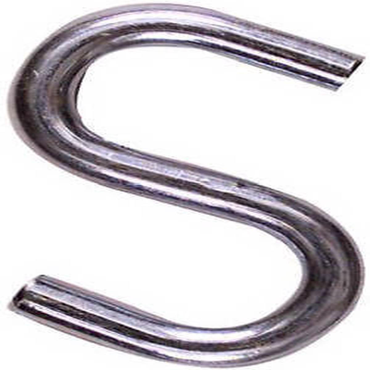 (200) National Mfg N273-425 28221 Heavy Zinc Plated Open S Hooks in Bulk