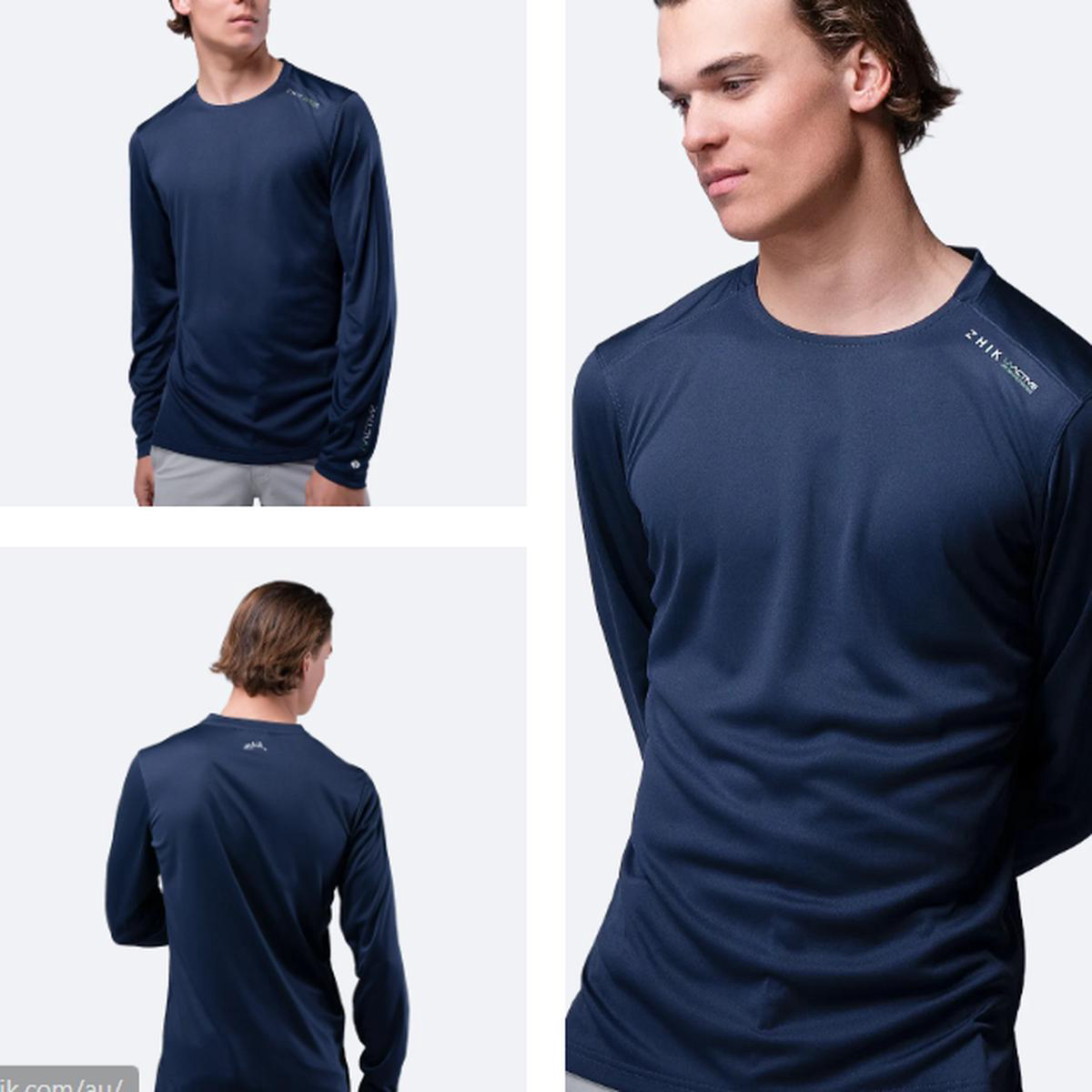 Zhik Mens UVActive UPF50 Long Sleeve Top 8211 NAVY S