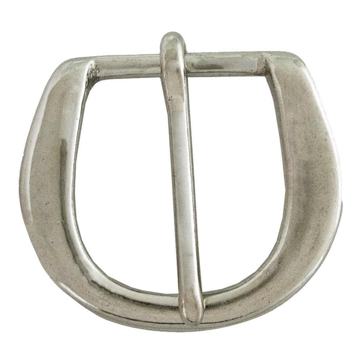 " Heel bar Buckle - Soild Brass/Nickel Plate