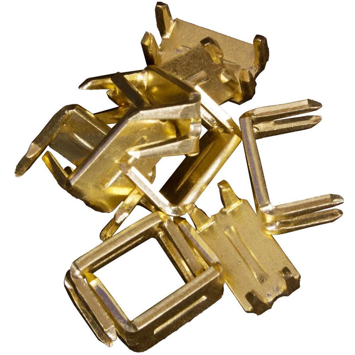 YKK #10 Bottom Stop Zipper - Solid Brass 10pk