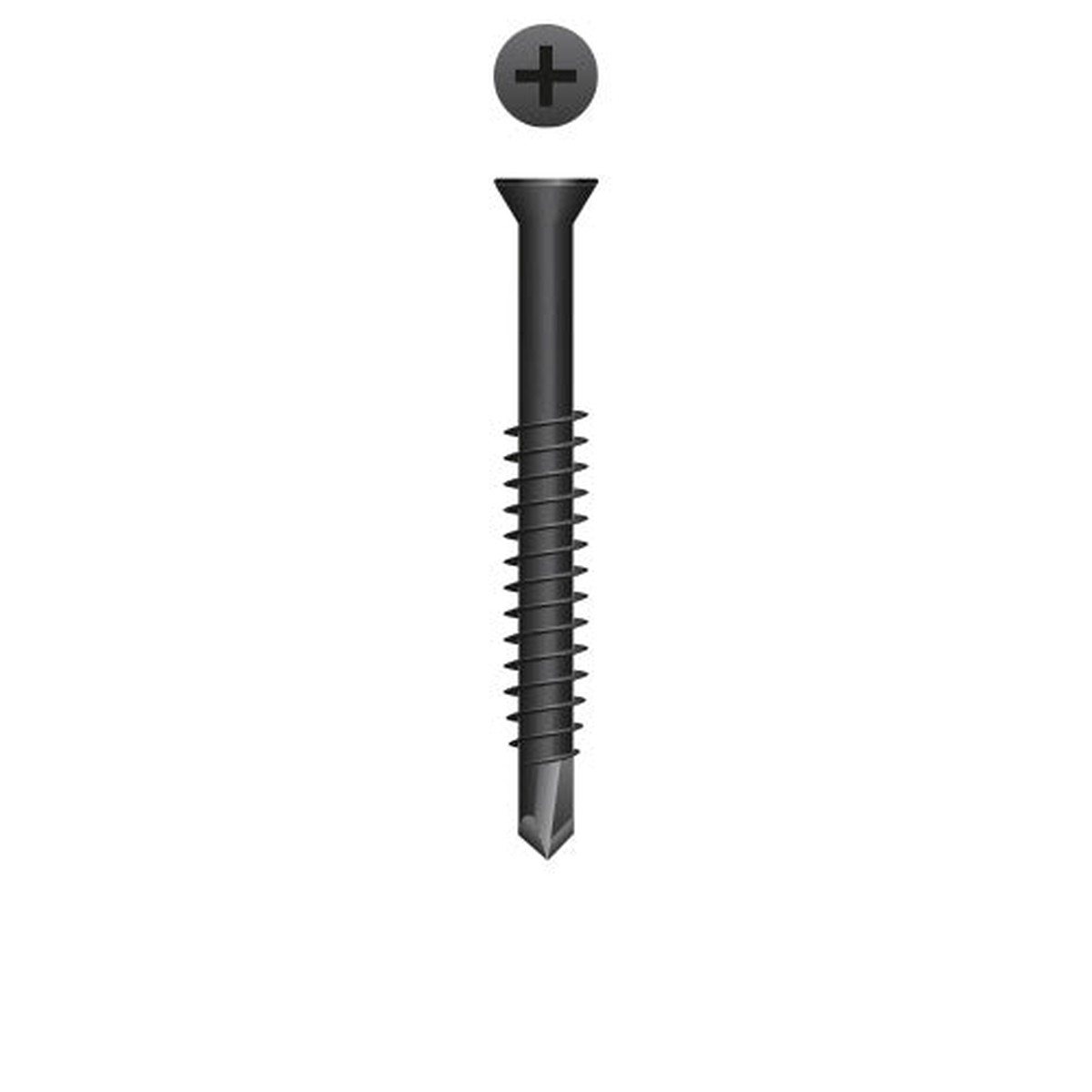 #6 Strong-Point Trim Head 6-20 x 2-1/4, PH, Phosphate