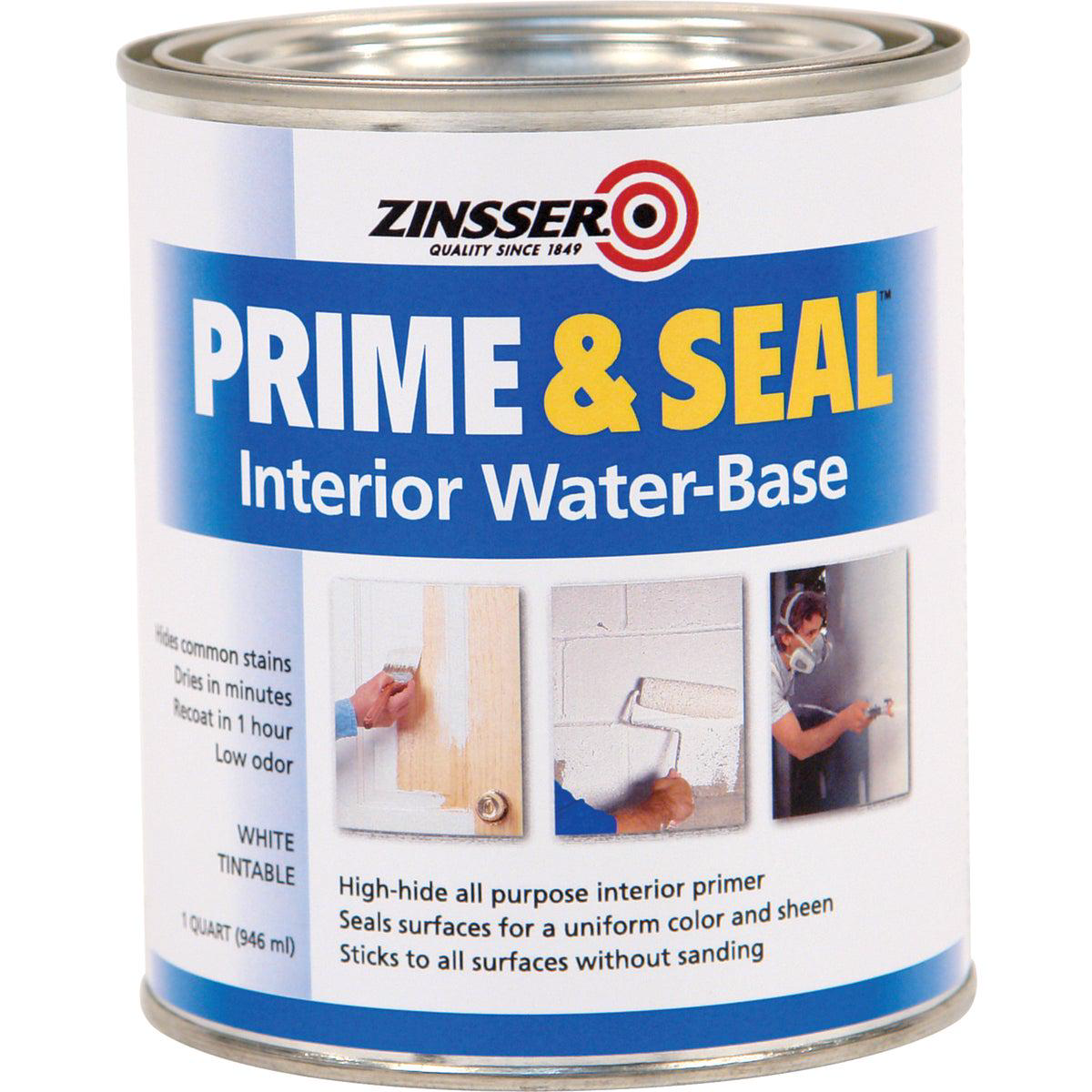 Zinsser Interior Prime 038 Seal Water-Based Primer White 1 Qt