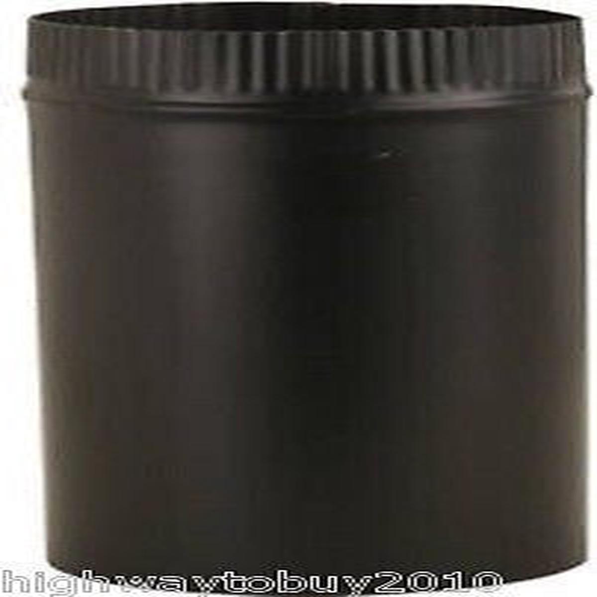 (10) Imperial Mfg BM0113 8" x 24" 24 Gauge Black Metal Stove Pipe Made in USA