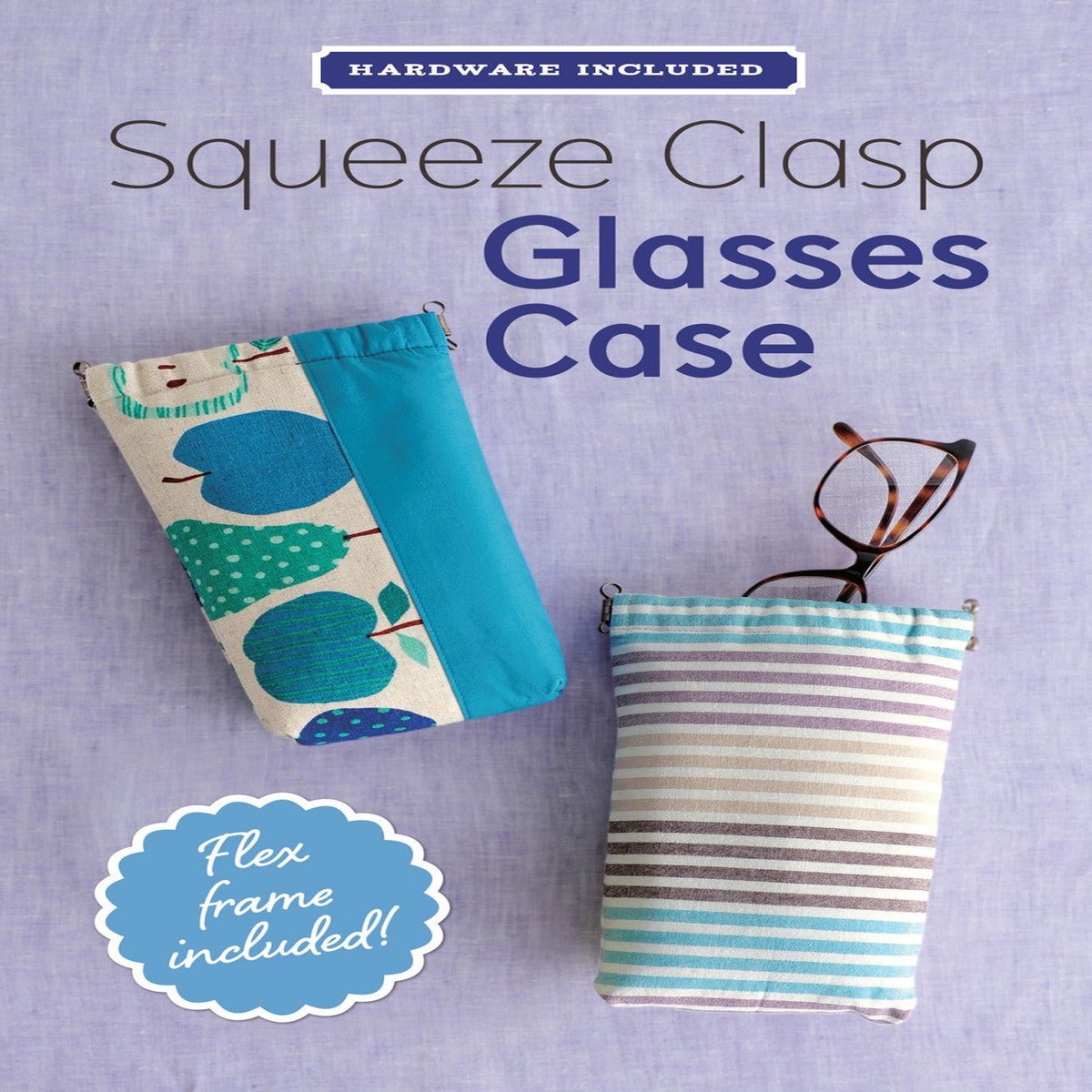 Zakka Workshop - Squeeze Clasp Glasses Case - Frame Included