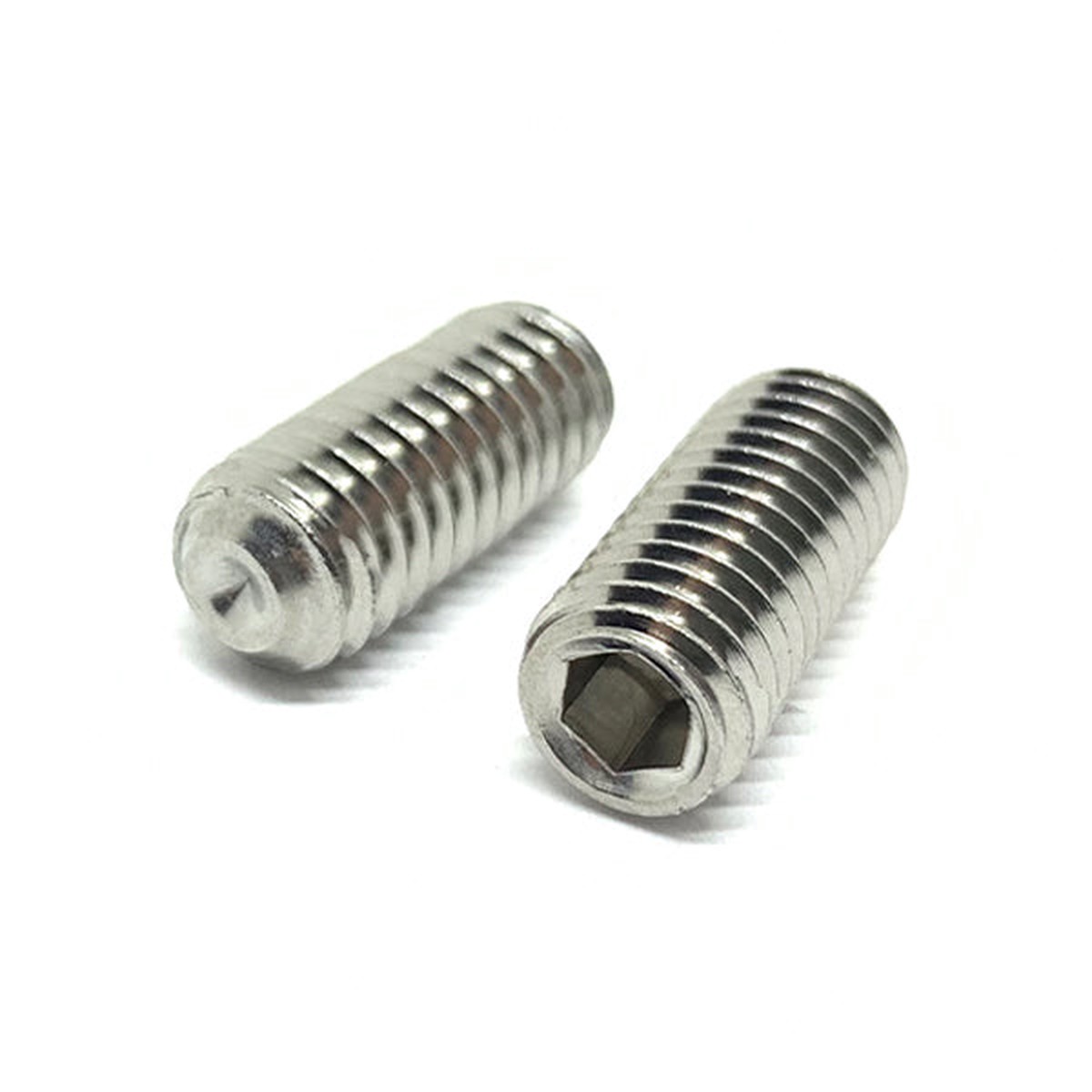 #6-32x3/16" Stainless Steel Oval Point Allen Socket Set Screw