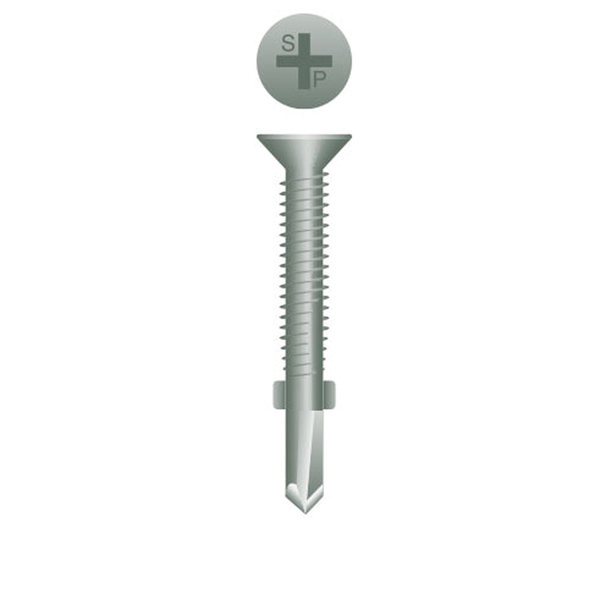 #1/4 Strong-Point Flat Head Reamer 1/4-20 x 3-3/4, PH, WAR
