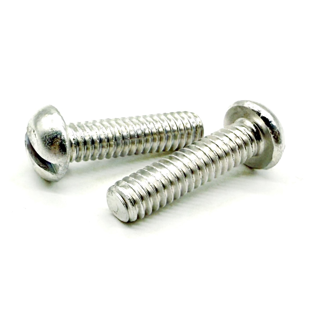 #6-32x3/4" Aluminum Slotted Round Head Machine Screw