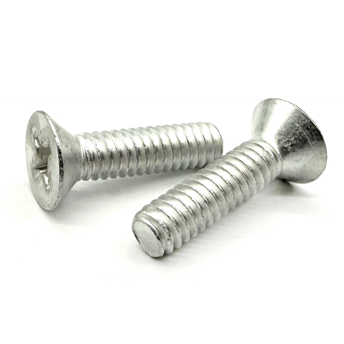 #10-24x3/4" Aluminum Phillips Flat Head Machine Screw