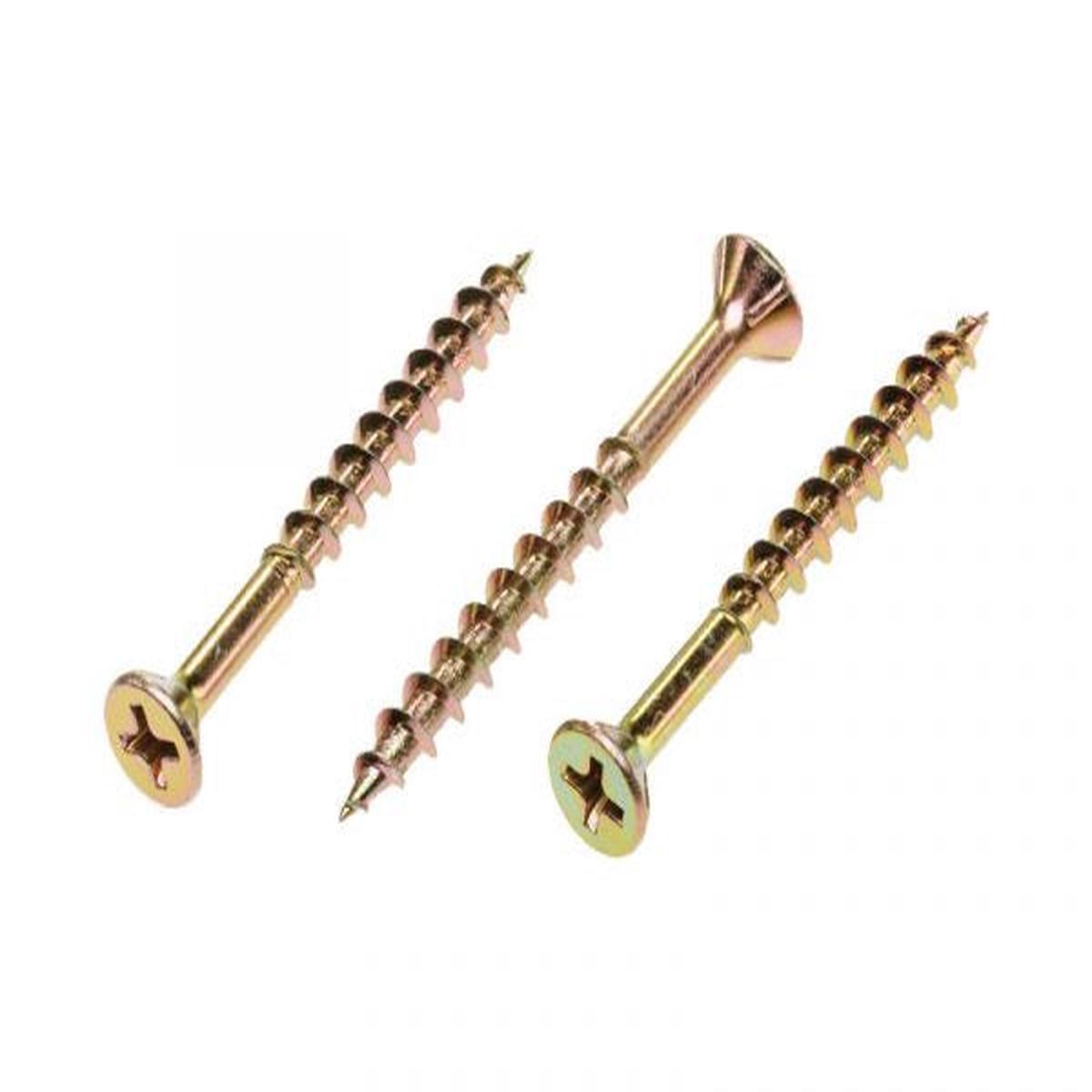 Zinc Plated Chipboard Screw 8g x 20mm - Box of 500