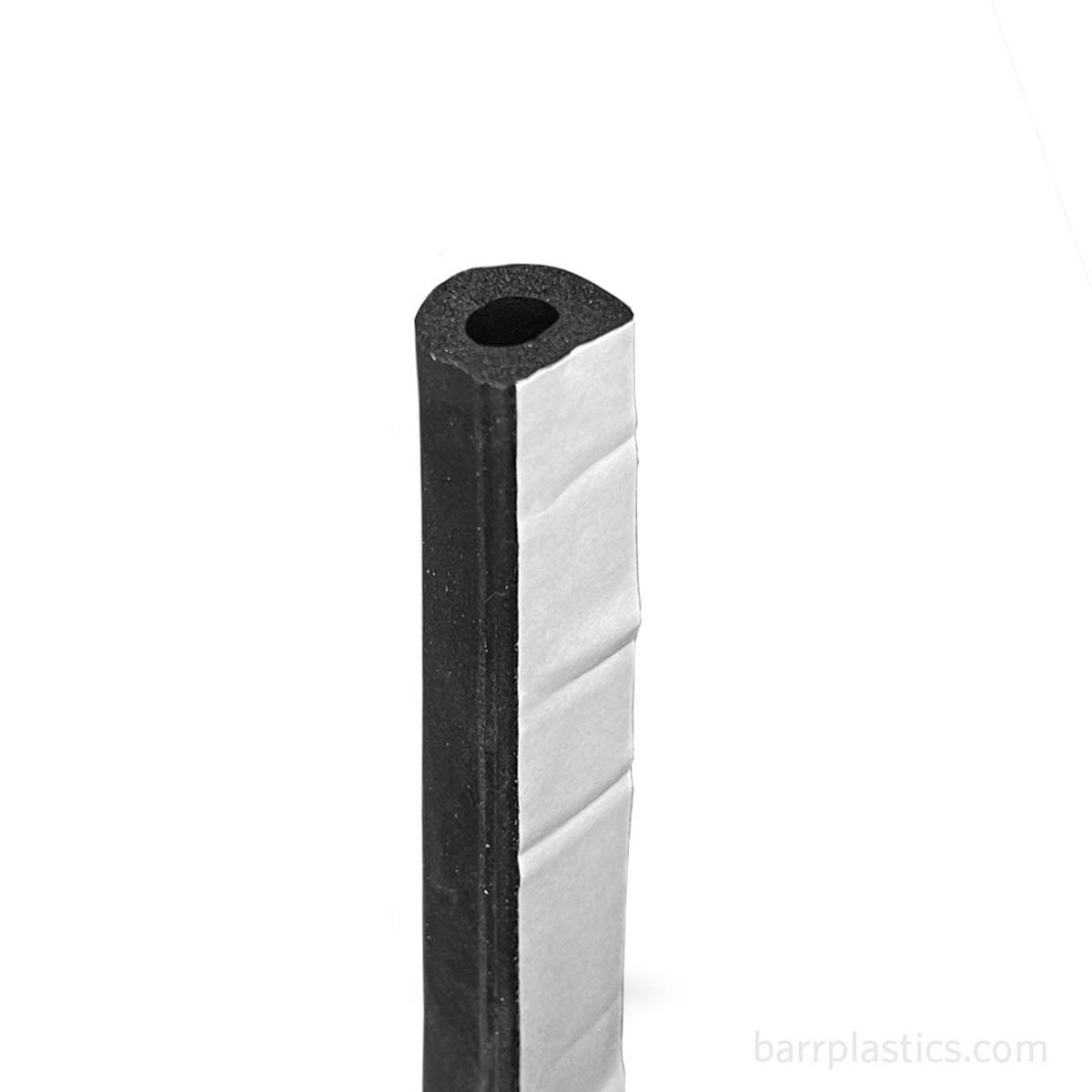 "x" EPDM 'D' Seal with Adhesive Backing | C465