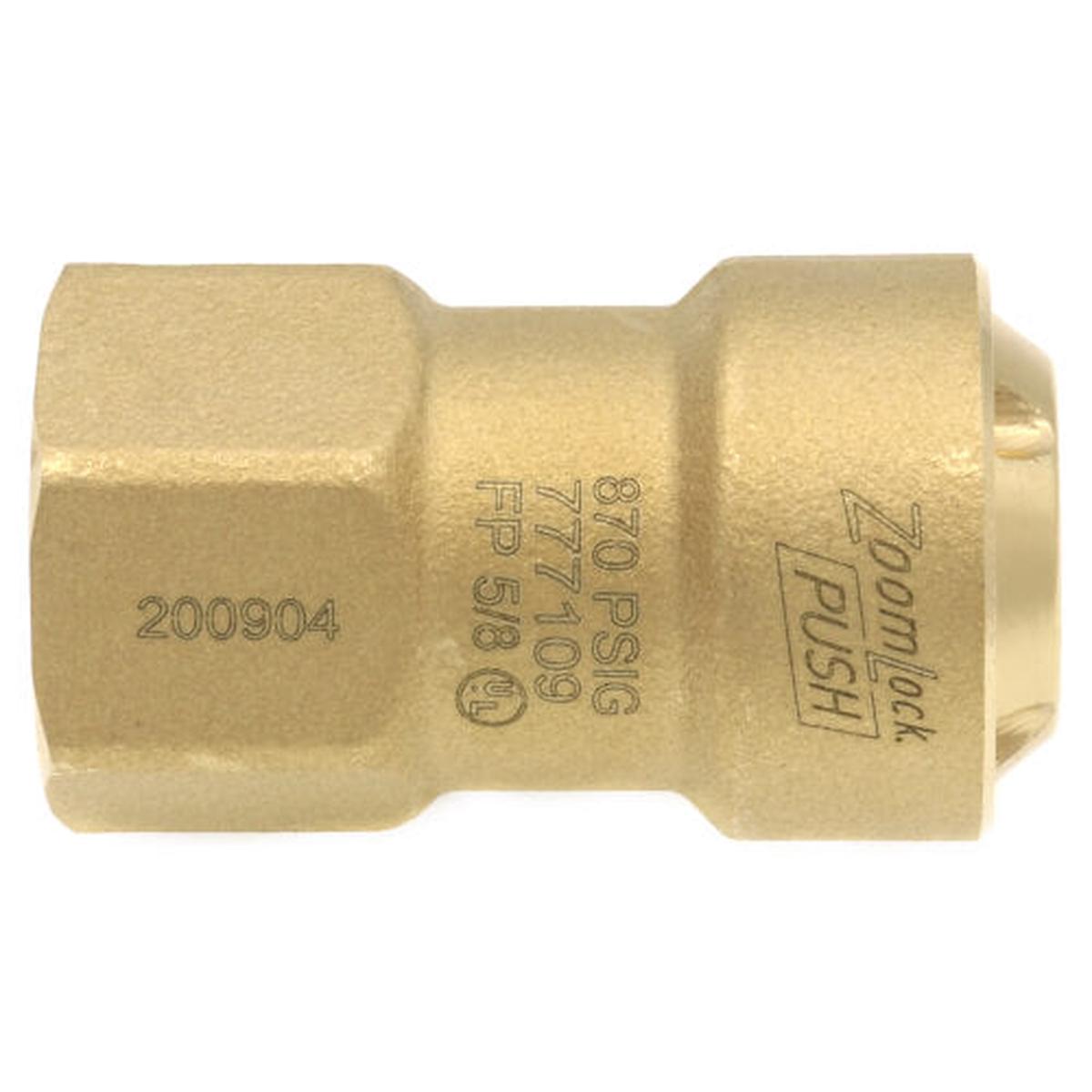 ZOOMLOCK 777109 5/8 Push-to-Connect SAE Flare Adapter