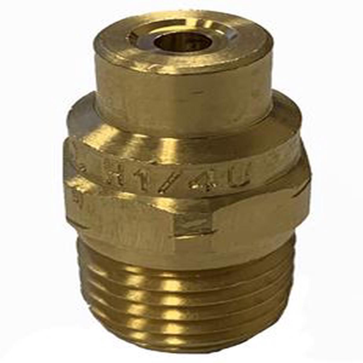 " MPT Brass 0 Spray Tip (6GPM@40PSI) | H1/4U-0060
