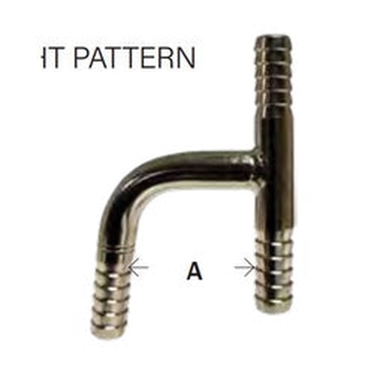 Y-Tee 1/4 Barb All 304 Stainless Steel